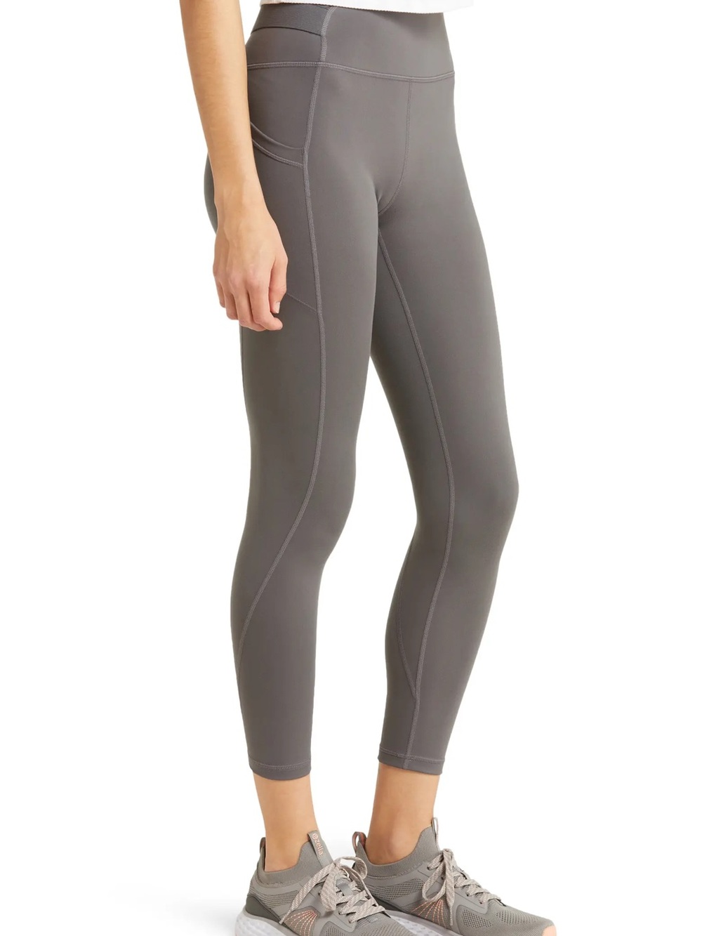 Zella Slate Gray High-Rise Pocket Leggings